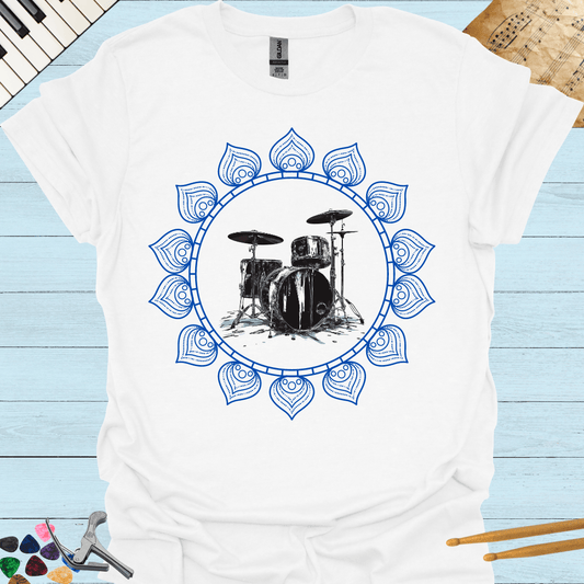 Drum Set Mandala T-Shirt