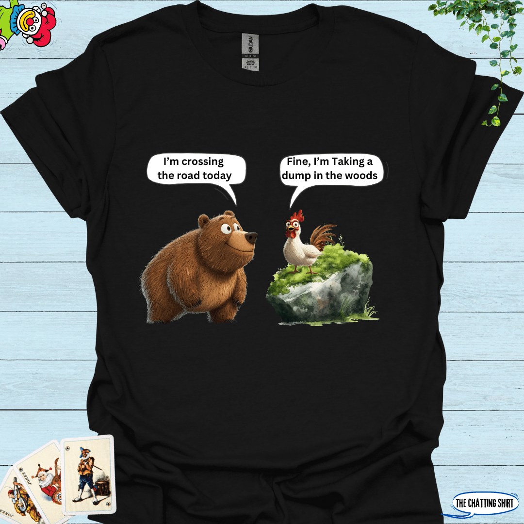 Bear Crossing The Road T-Shirt