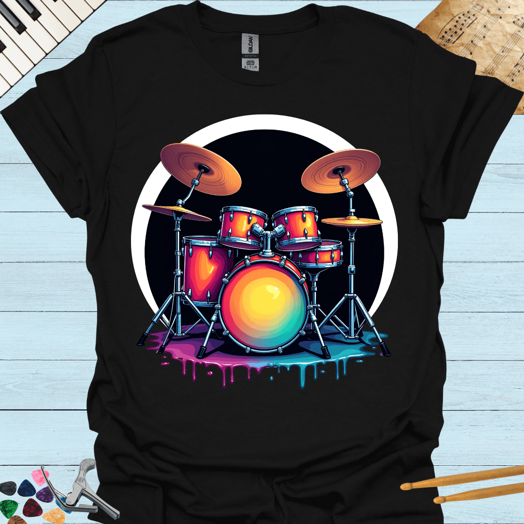 Rock Drumset Melt T-Shirt