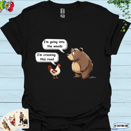 Bear and Chicken Talking T-Shirt