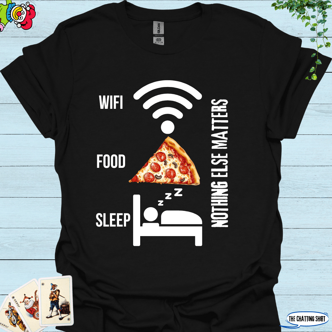 WiFi Food Sleep T-Shirt