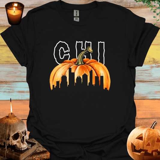 Chicago Halloween Skyline T-Shirt