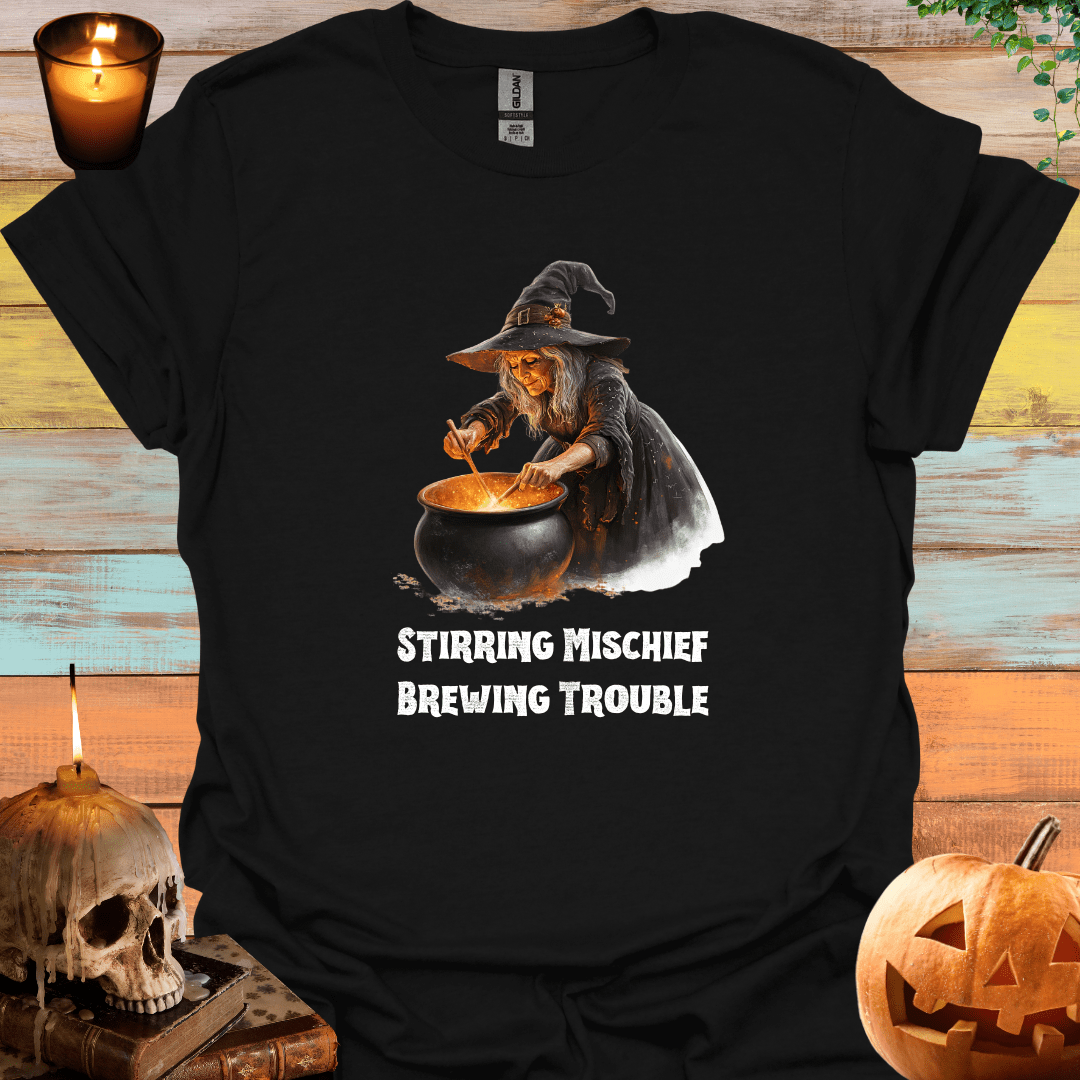 Brewing Trouble Halloween T-Shirt