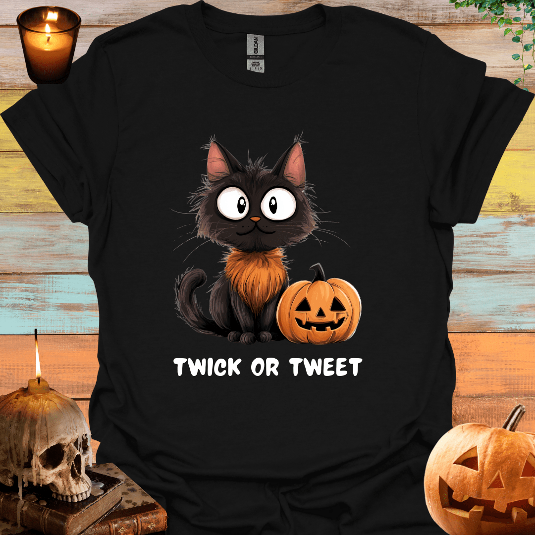 Twick Or Tweet Halloween T-Shirt