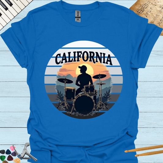 California Rock Drummer T-Shirt