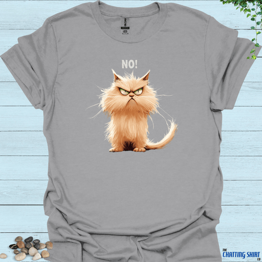 NO! Angry Cat T-Shirt