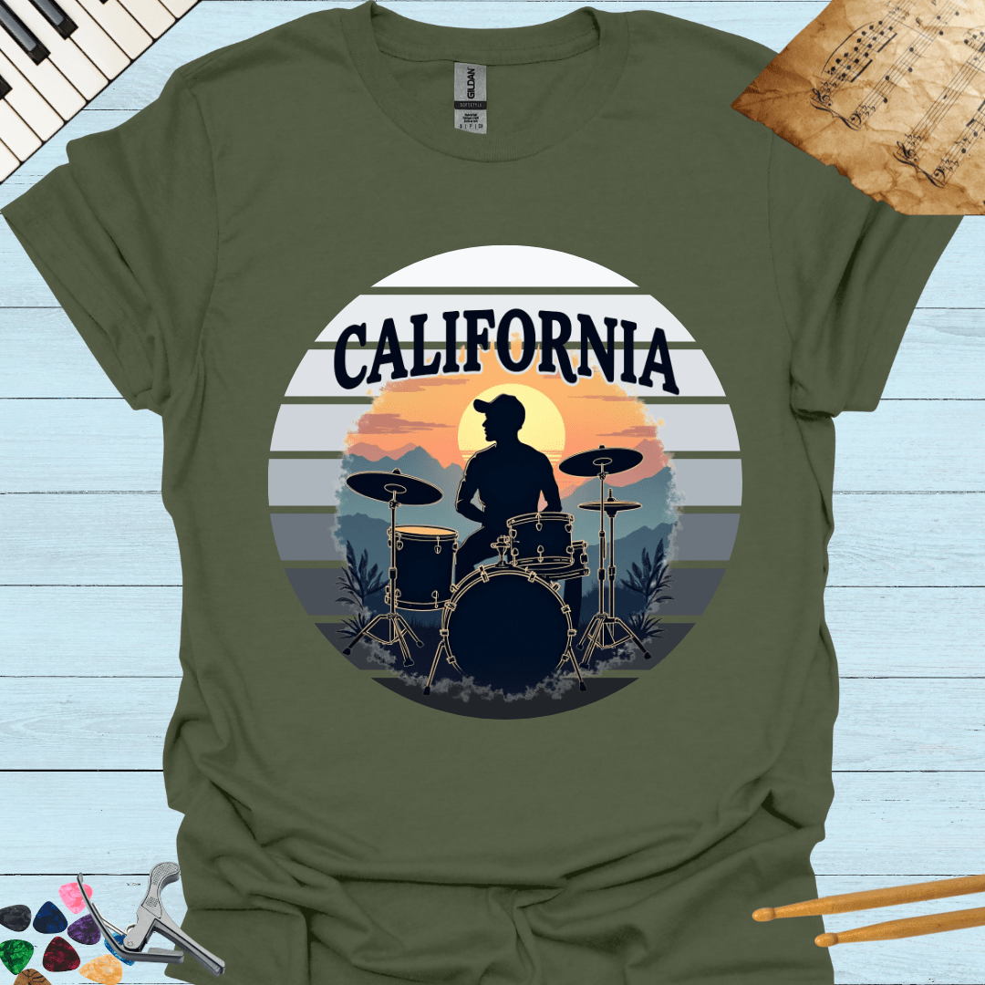 California Rock Drummer T-Shirt