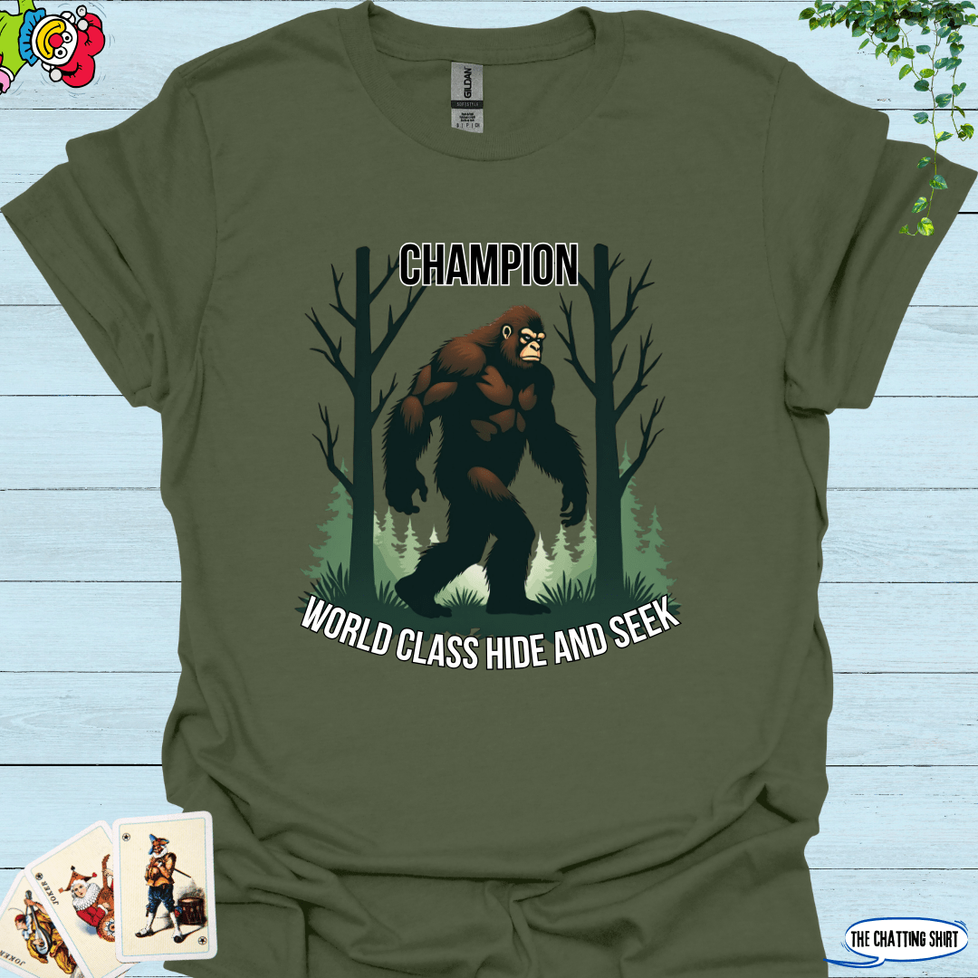 Bigfoot Hide And Seek T-Shirt