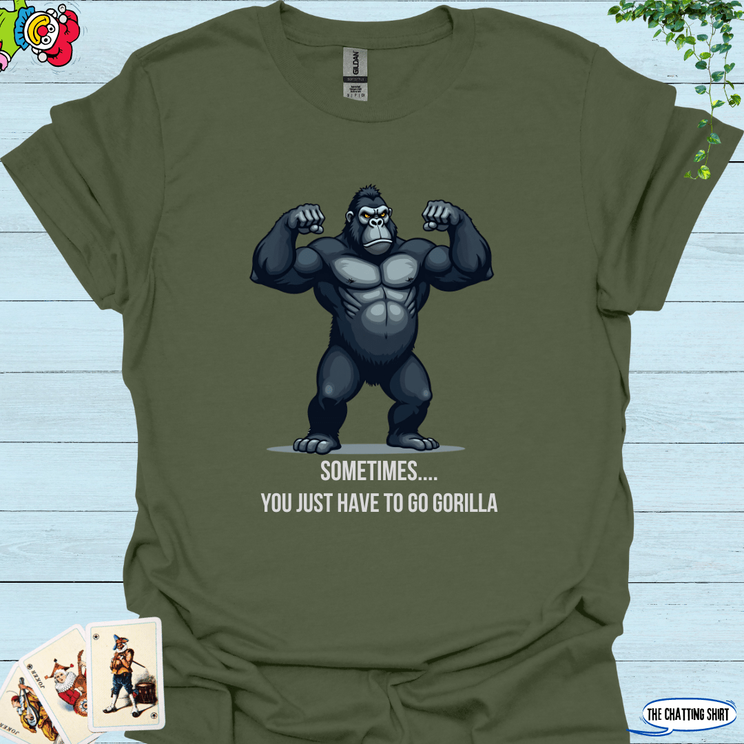 Just Go Gorilla T-Shirt