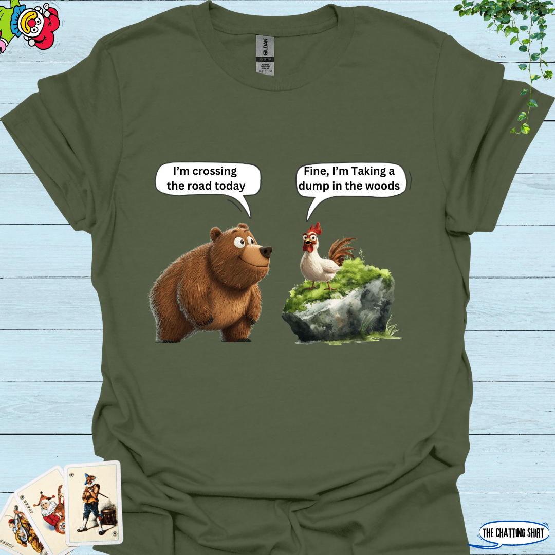 Bear Crossing The Road T-Shirt