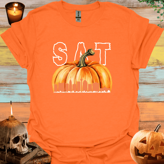 San Antonio Halloween Skyline T-Shirt