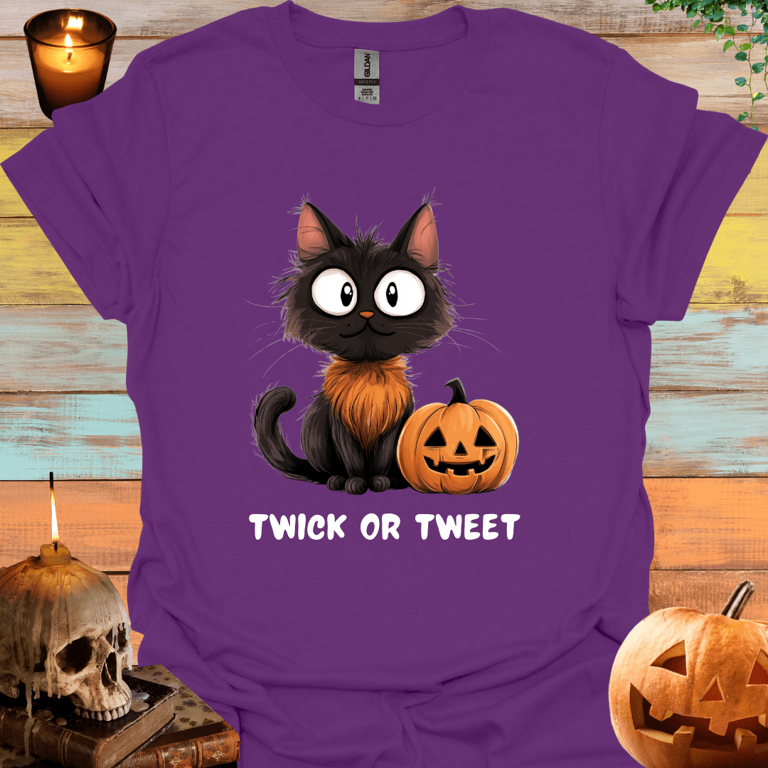 Twick Or Tweet Halloween T-Shirt