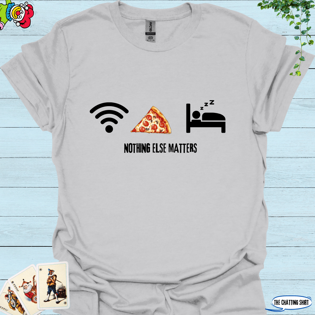 Pizza Wifi Sleep T-Shirt