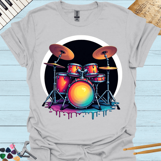 Rock Drumset Melt T-Shirt