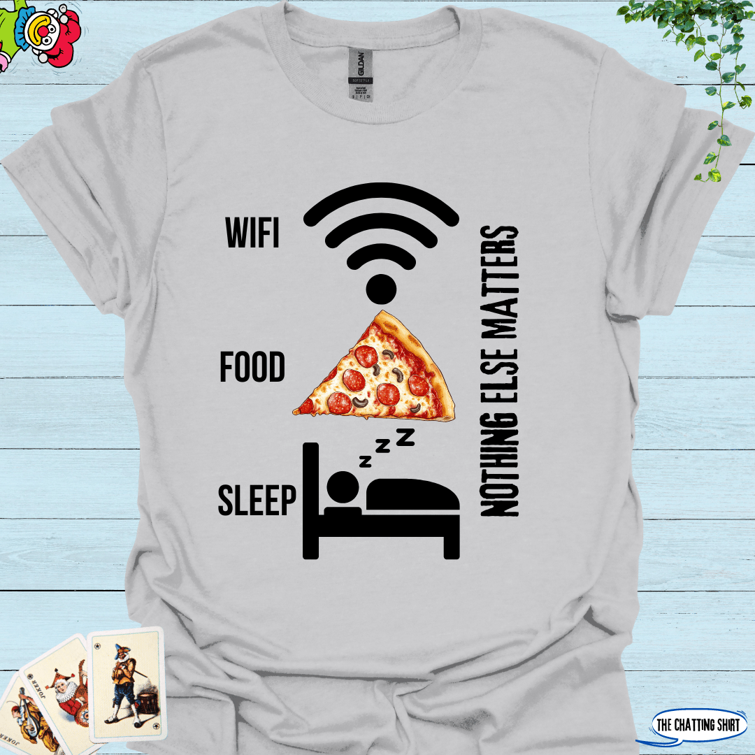 WiFi Food Sleep T-Shirt