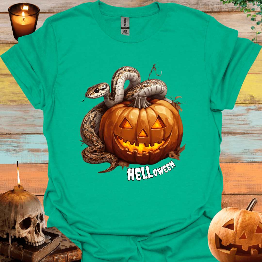 Pumpkin Snake Halloween T-Shirt