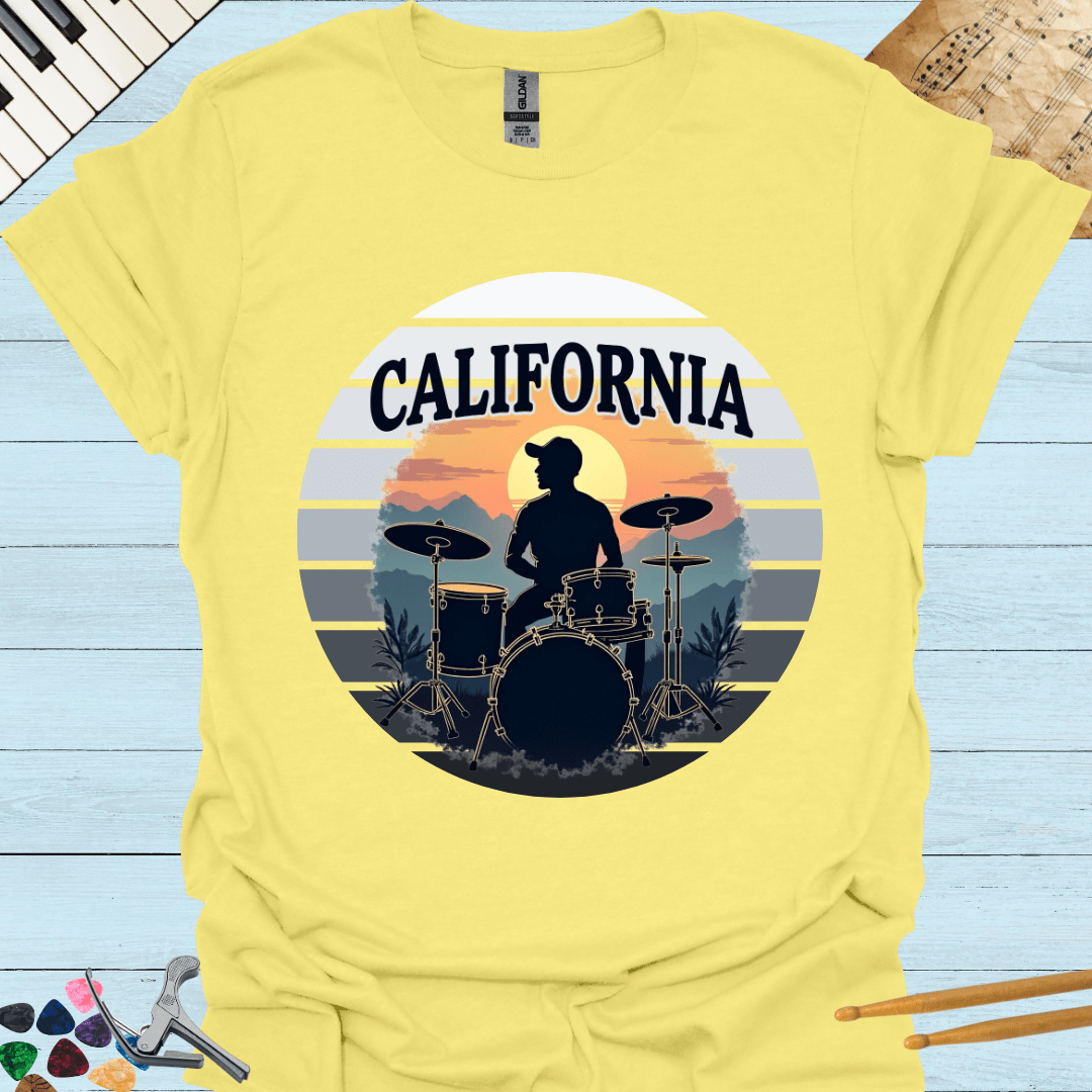 California Rock Drummer T-Shirt