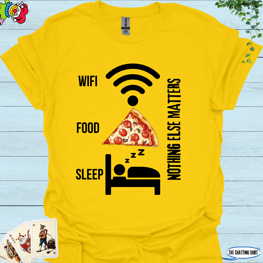 WiFi Food Sleep T-Shirt