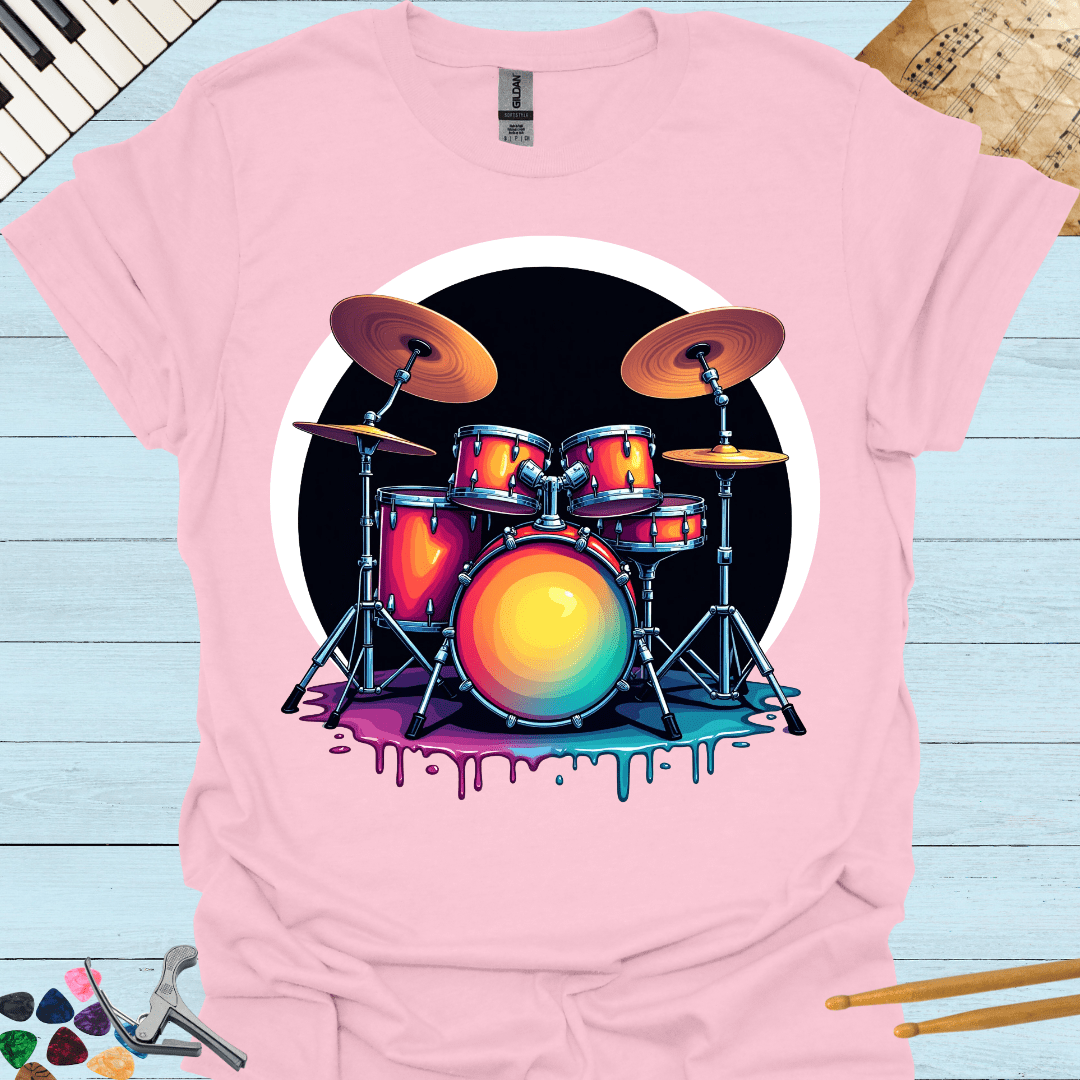 Rock Drumset Melt T-Shirt