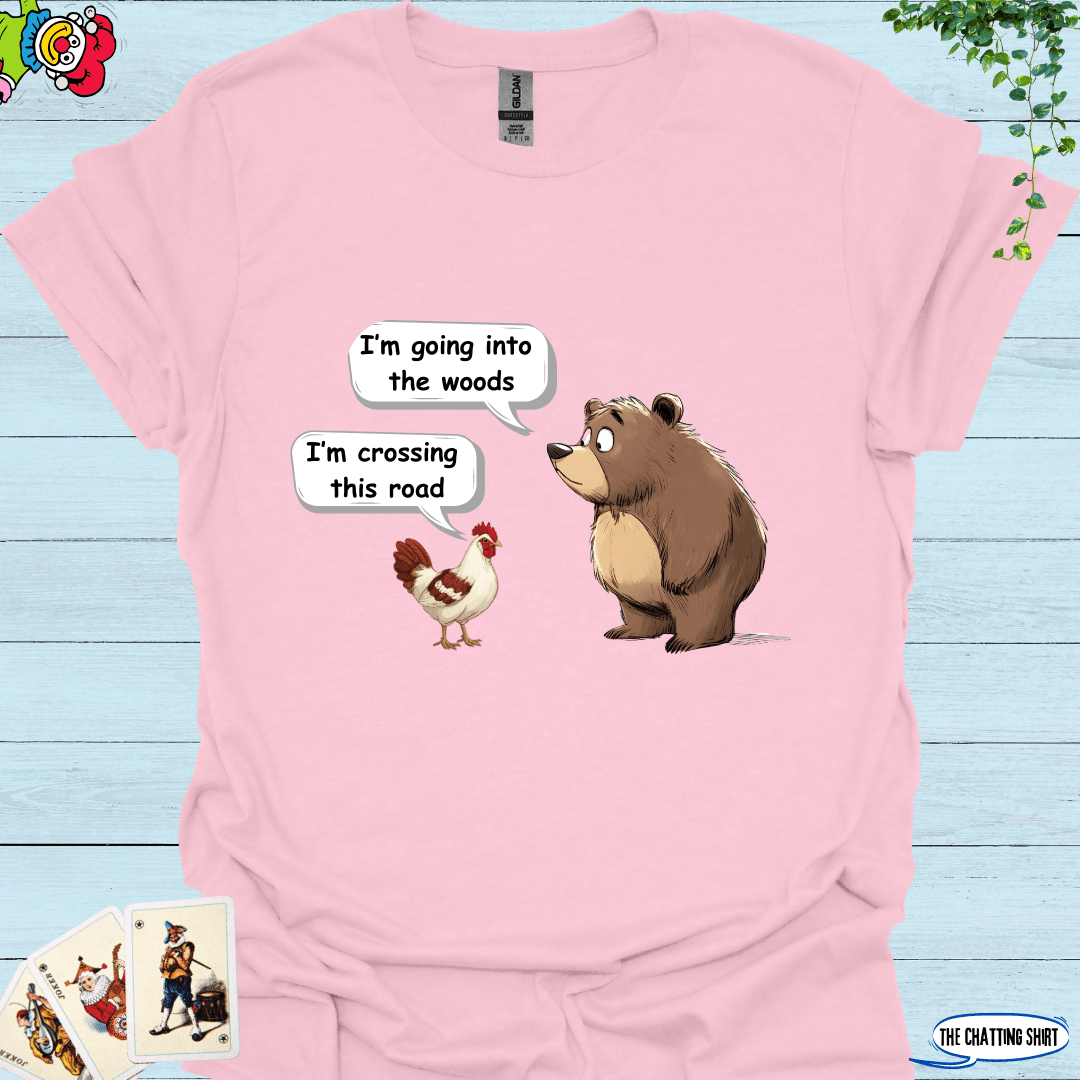 Bear and Chicken Talking T-Shirt