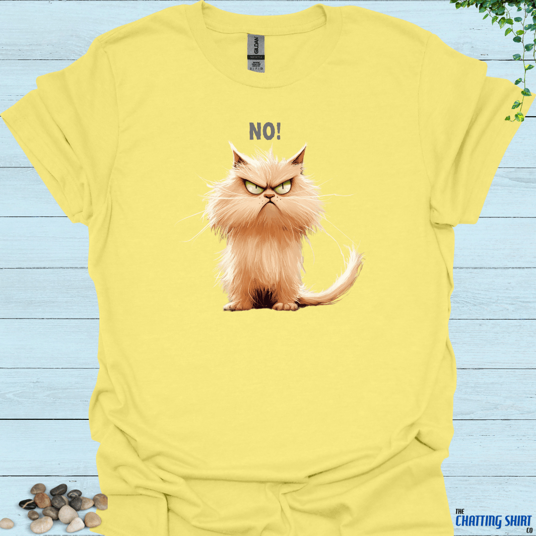 NO! Angry Cat T-Shirt