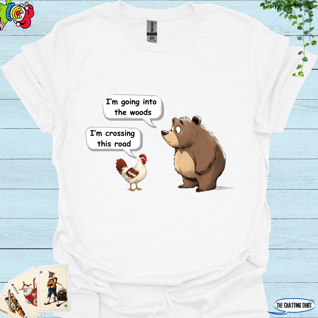 Bear and Chicken Talking T-Shirt