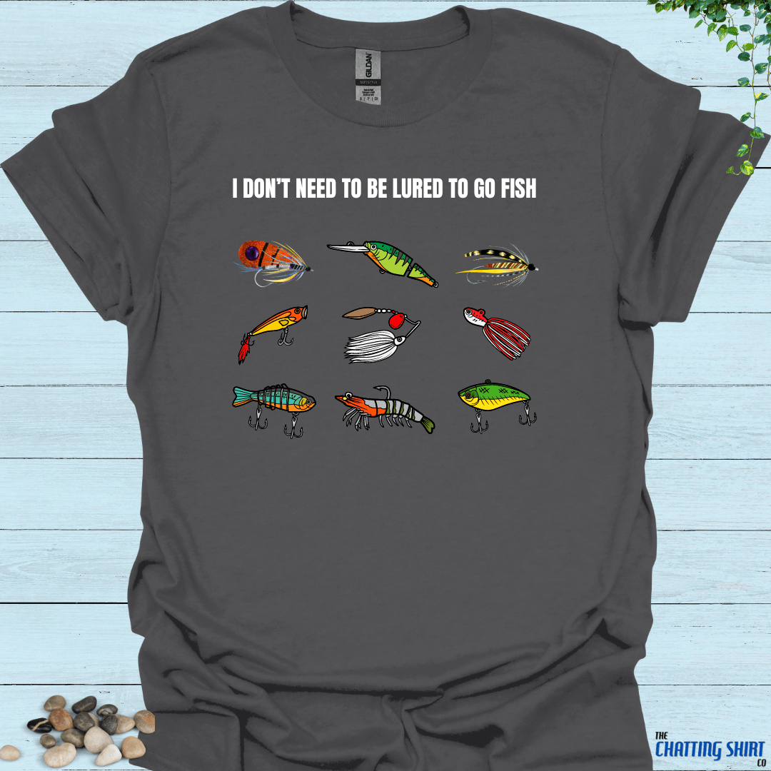 Lured To Go Fishing T-Shirt