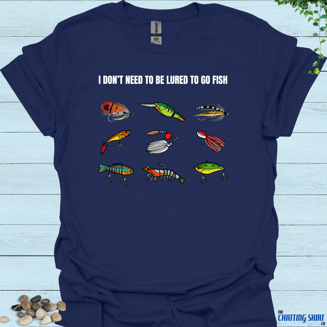 Lured To Go Fishing T-Shirt