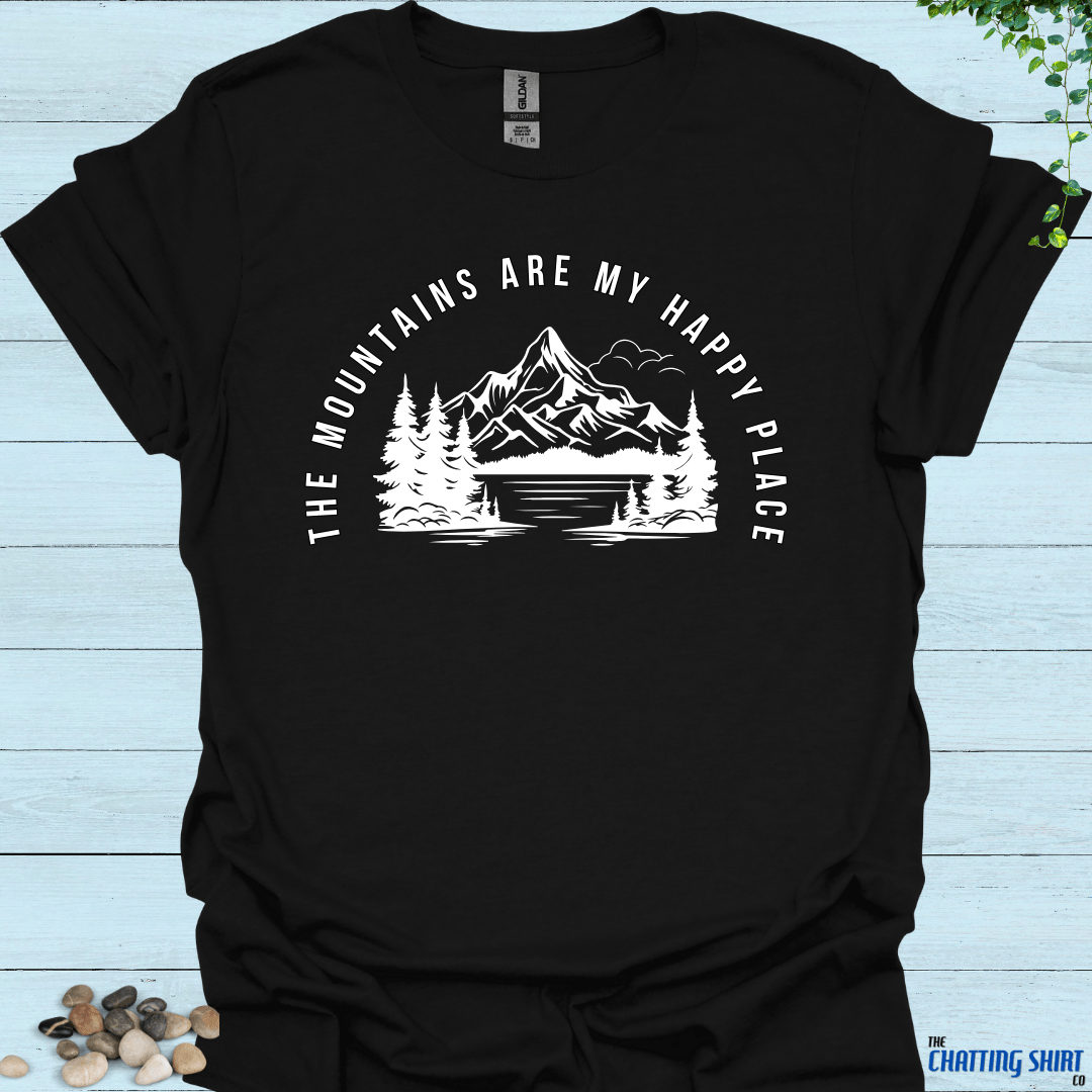 Mountains Happy Place T Shirt