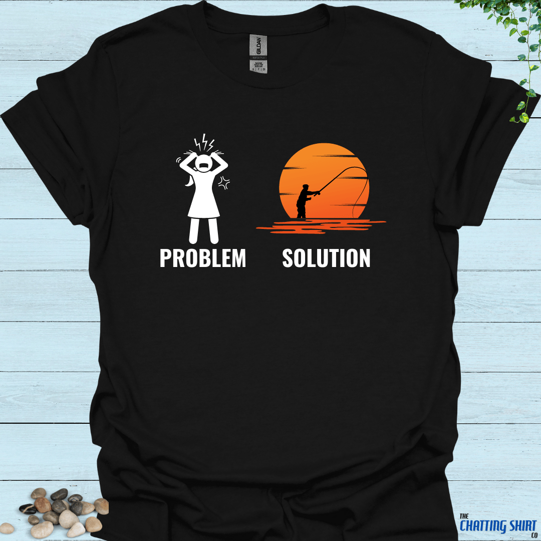 Sunset Fishing Solution T-Shirt