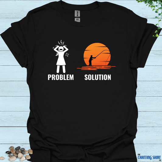 Sunset Fishing Solution T-Shirt