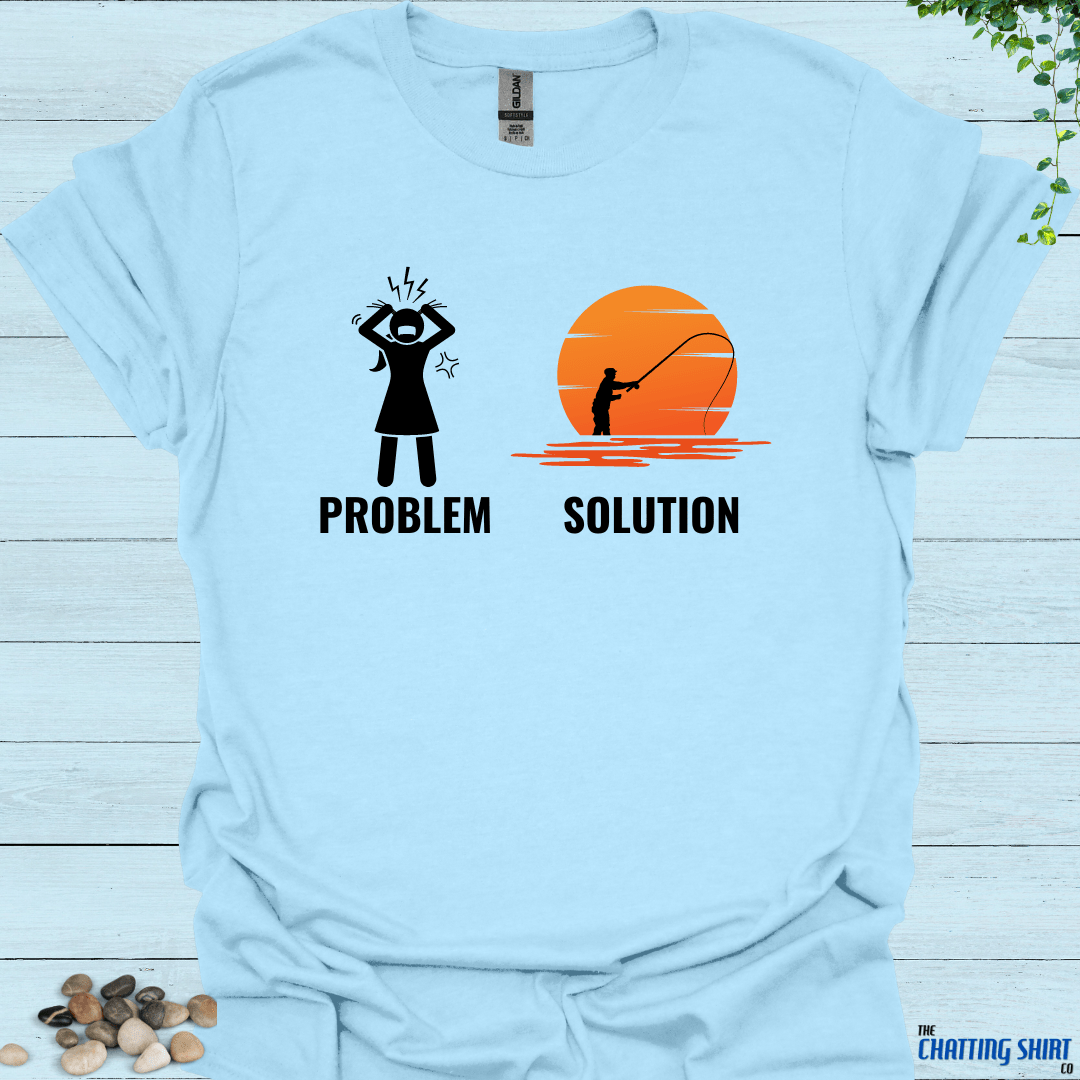 Sunset Fishing Solution T-Shirt