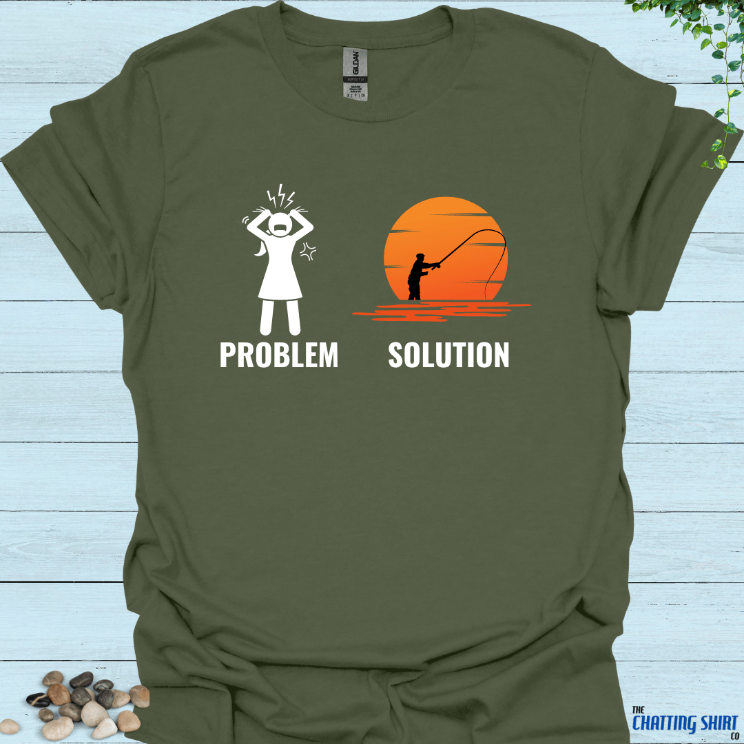 Sunset Fishing Solution T-Shirt