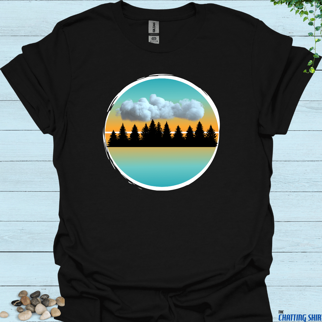 Sunset Ocean Island T-Shirt