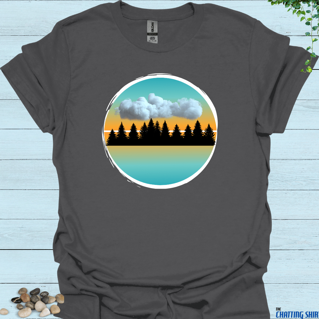 Sunset Ocean Island T-Shirt