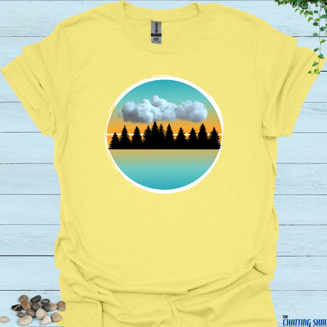 Sunset Ocean Island T-Shirt