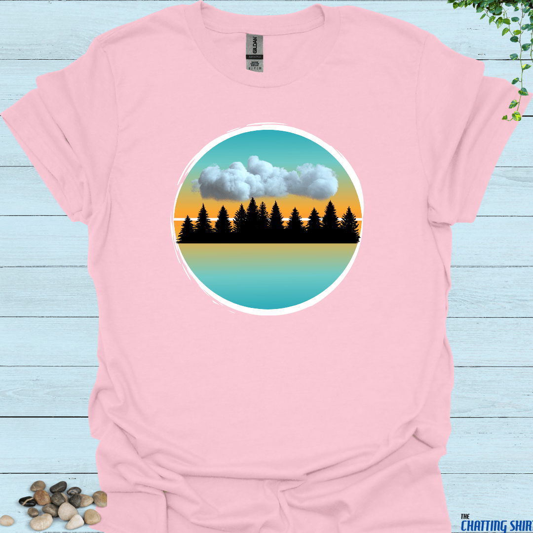 Sunset Ocean Island T-Shirt