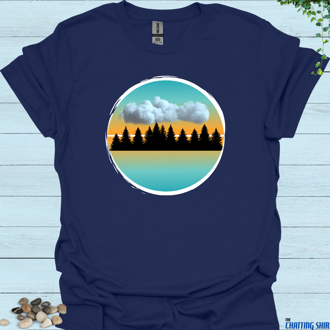 Sunset Ocean Island T-Shirt