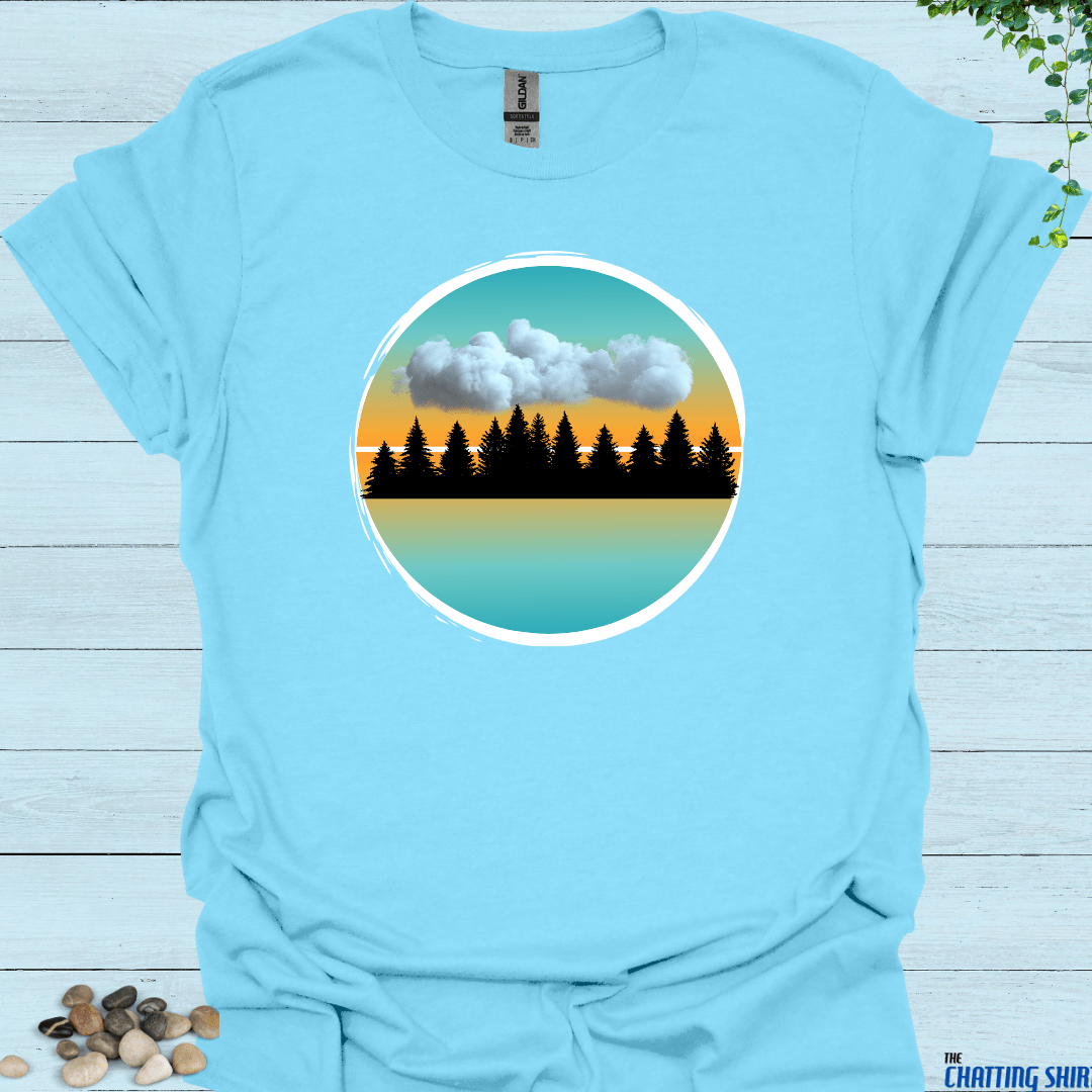 Sunset Ocean Island T-Shirt