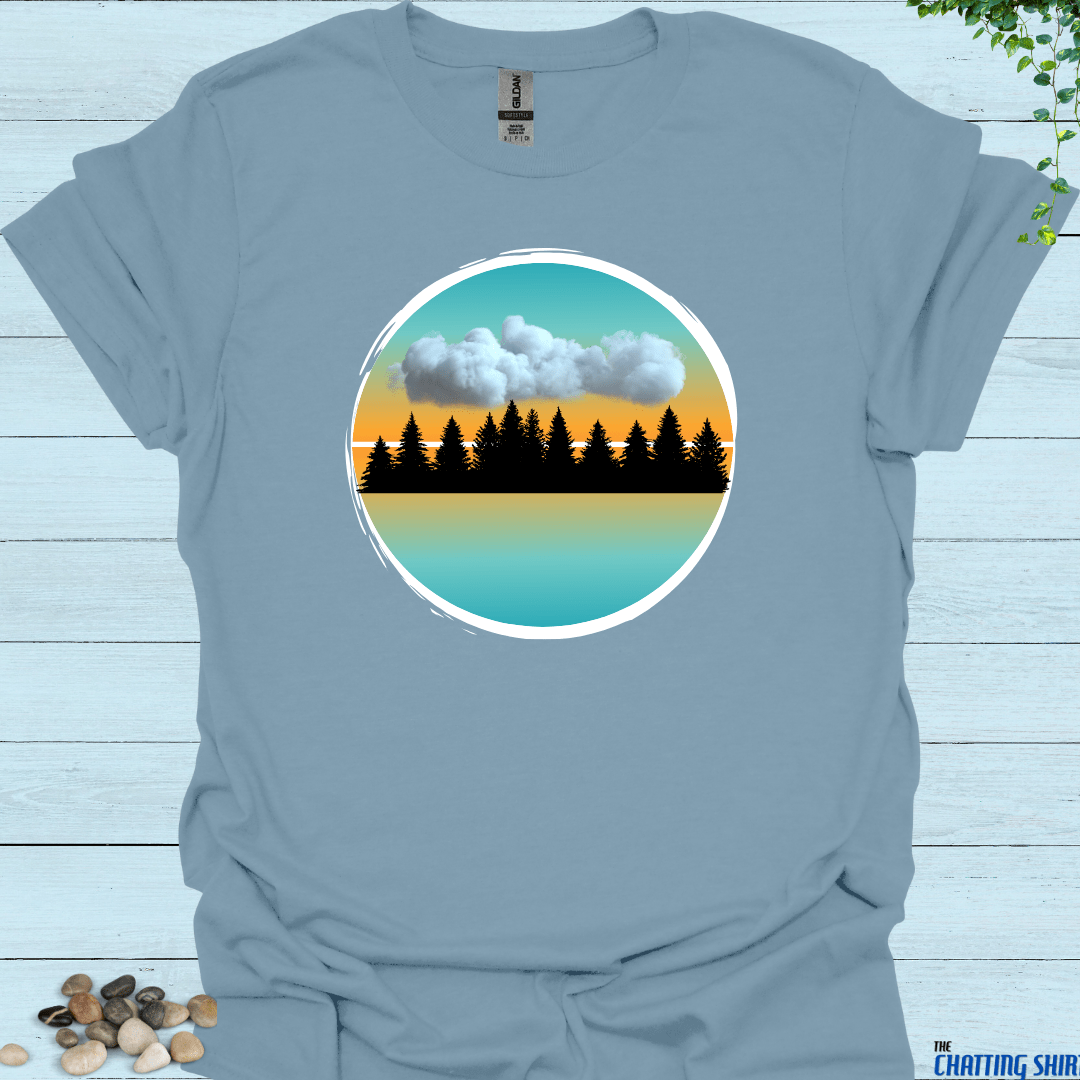 Sunset Ocean Island T-Shirt