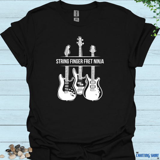 String Finger Fret Ninja T-Shirt