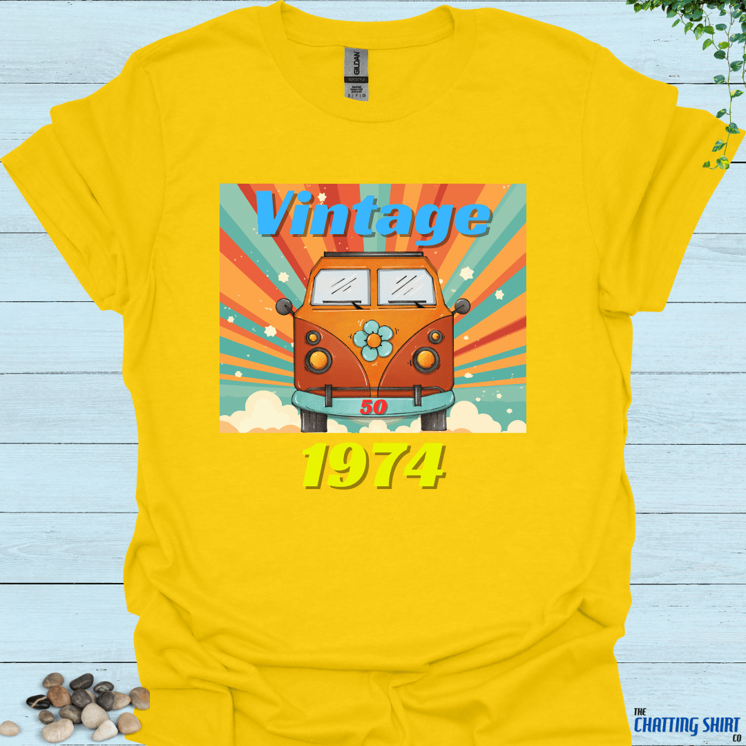 Vintage 1974 50th Birthday T-Shirt